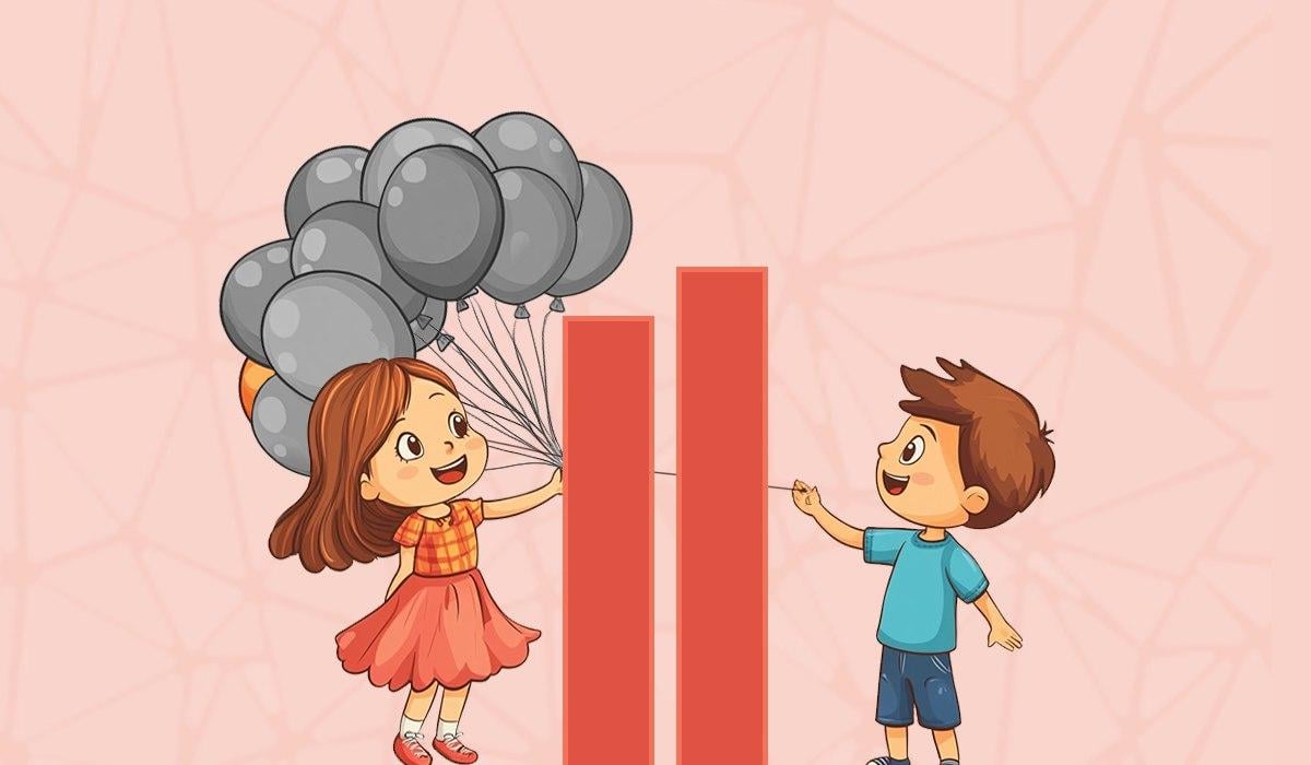 Момче държи оранжев балон / колаж със снимка на УНИАН