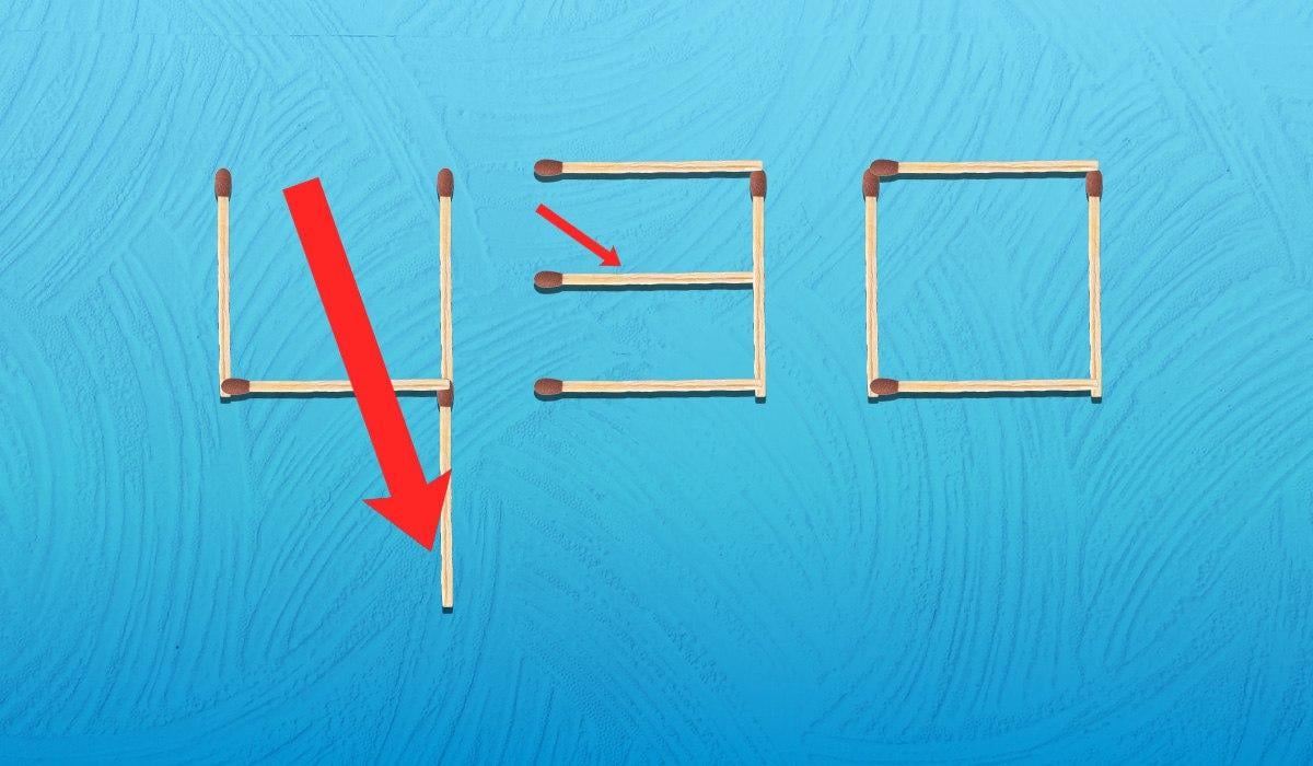 Трябва да преместите само 2 мачлета, за да покажете, че часът е половин час преди пет: труден тест за интелигентност